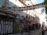 Paris, Rue Desnoyer (rue artistique) (1)